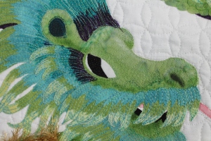 Dragon head detail