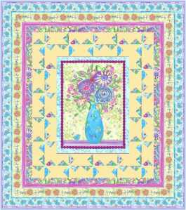 LOVE IN BLOOM_46x52_SPRINGTIME BABY QUILT